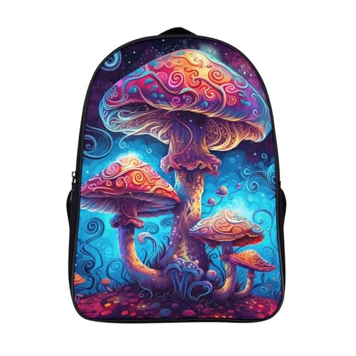 Mochila guardería 3D tipo seta con correa pectoral para evitar dolores de espalda
