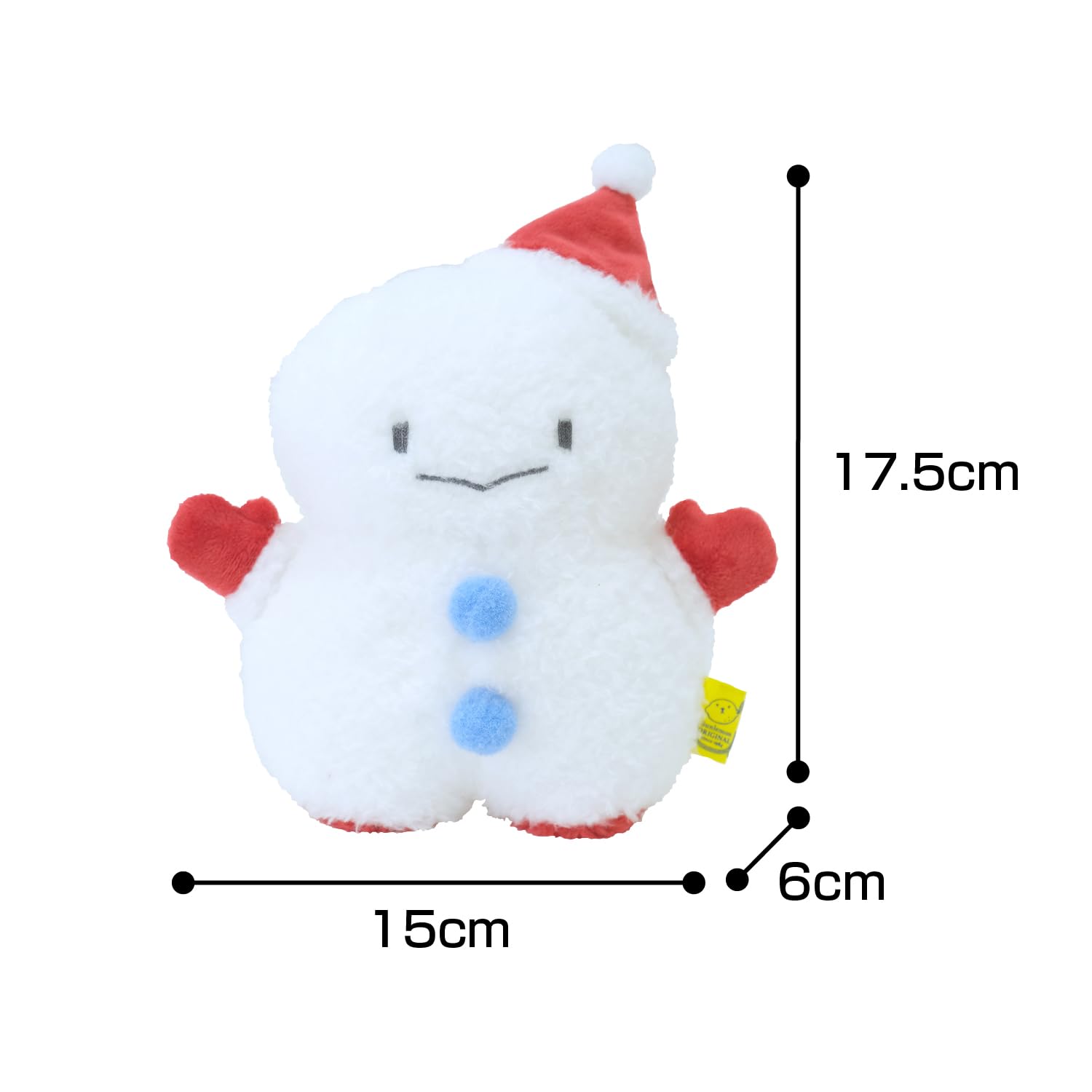 Amazon.co.jp: サンレモン ふわふわたっとん S ゆきだるま RD 15×6