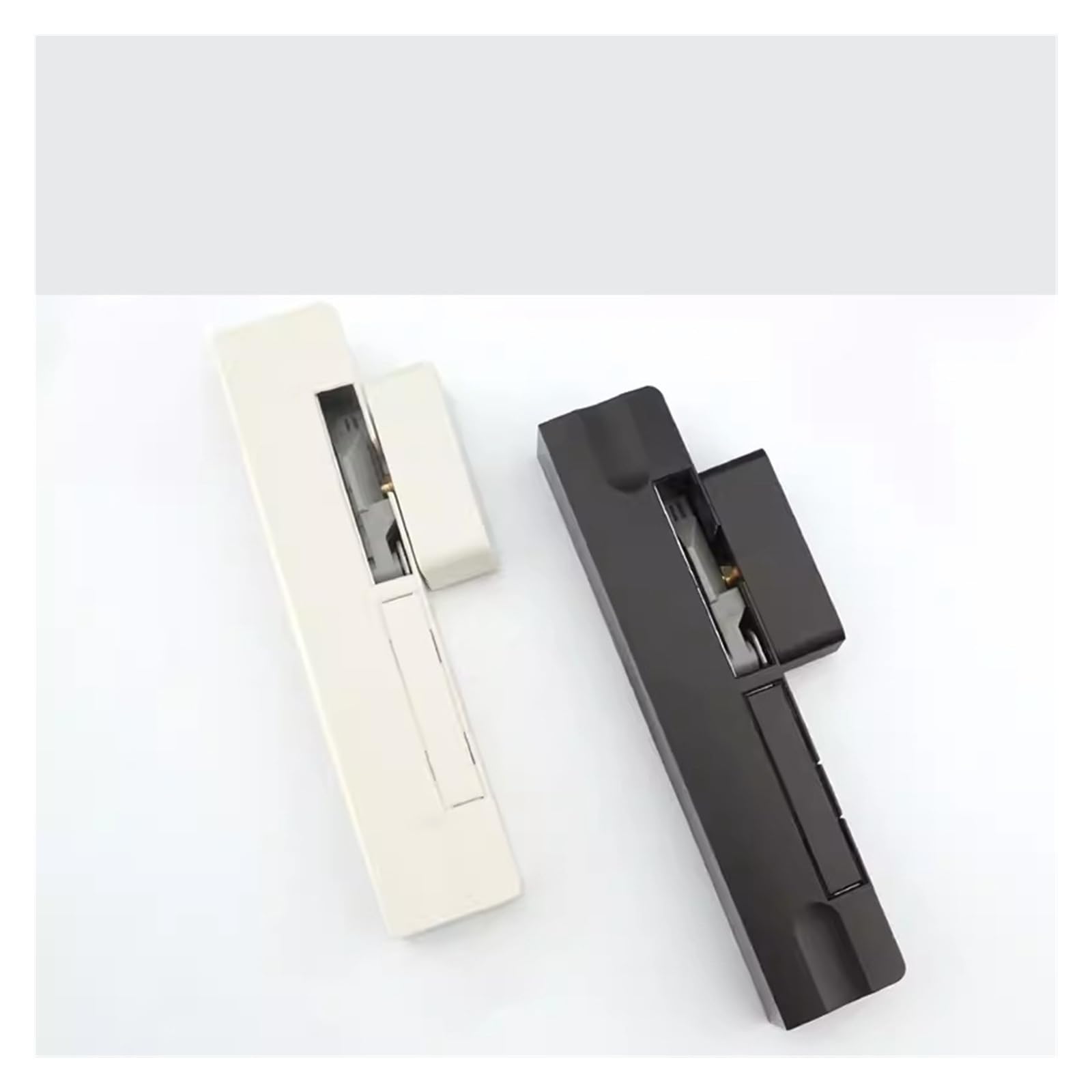 Chiudiporta automatico a induzione Arresto della porta Attrezzatura for la chiusura Supporto silenzioso Posizionamento hardware e buffer di arresto(White Left sided)