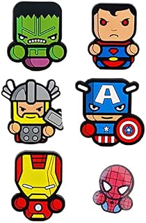 FEIFEIS BOW 6PCS Toy Story Avengers Princes FRIDGE MAGNET Kids Memo Party Bag Fillers Board 3D Action Figures Gift Refrigerator sticker (AVENGERS)