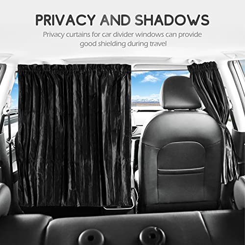 Image of ZATOOTO Car Divider Curtains - Magnet Windshield and Side Window Sunshades for Travel Privacy - Removable Simple Curtain