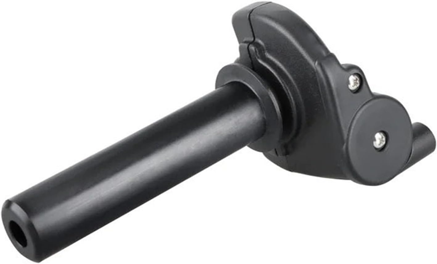 Motorcycle Grip Pcx CNC Aluminum Throttle Knob, Compatible with Exc Tmax 530Mt 07 Pit Bicycle Motorcycle Accessories(Black Seal)