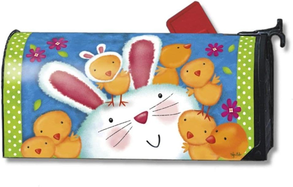 MailWraps Bunny Wanna Be Mailbox Cover #02005