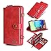 Produktbild Shazikaihui Handykette Kompatibel mit Samsung Galaxy A51 hülle Leder Schutzhülle Geldbörse, Abnehmbare Magnetverschluss Handyhülle, 2 in 1 Abnehmbare Wallet Handyhülle für Samsung Galaxy A51 (rot)