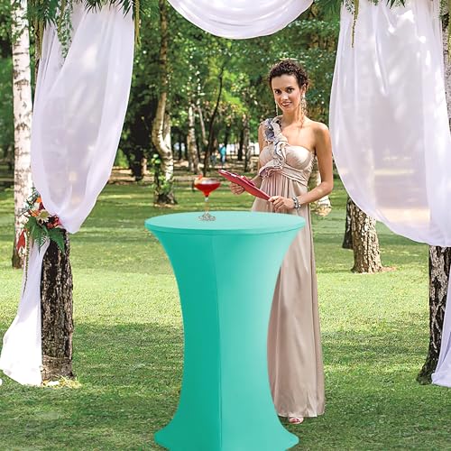 HolidayIdeas Cocktail Table Covers, High Top Round Table Covers - Image 3