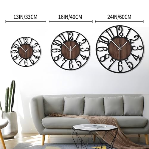 LEIKE 24-Inch Wall Clock
