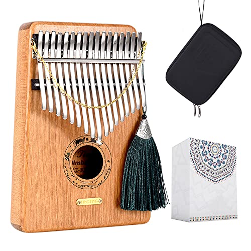Piano à pouce portable 17 touches Kalimba Mbira G en bois de santal pour enfants débutants - Les Beatles, Paul McCartney, John Lennon, RIngo Starr, George Harrison Piano à pouce portable 17 touches Kalimba Mbira G en bois de santal pour enfants débutants – Image 3