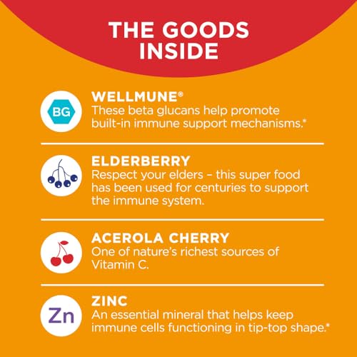 image for OLLY Kids Immunity Gummy, Immune Support, Wellmune, Elderberry, Vitami