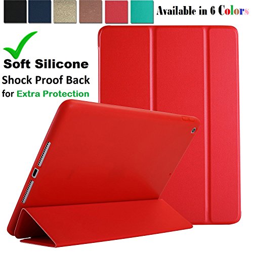 Image of DuraSafe Cases iPad PRO 10.5 Inch 2017 Air 10.5 3rd Generation 2019 [ Air 3 ] MQF12HN /A MQEY2HN /A MQF22HN /A MQF02HN /A Protective Durable Shock Proof Supportive Magnetic Dual Angle Stand Cover - Red