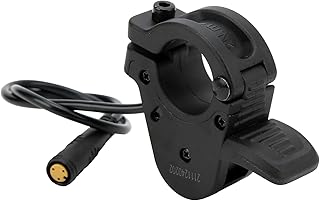 Oumefar Bike Throttle Speed Control, Electric Bike 300X Throttle Aluminum Alloy and PVC Energy Saving 3 Core Waterproof Joint Long Lasting for Upgrade