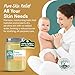 ProSeed Handmade Pure Lanolin Cream – Unrefined Balm for Dry Skin, Lips, Nursing & Baby Care – Gentle Moisturizer for Hands, Face & Pets – Petroleum-Free, 12oz Glass Jar