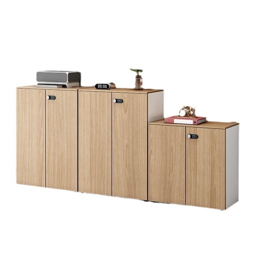 Armadio da ufficio in legno Combinat con serratura Armadietto corto per documenti Versatile Bureau Secure Archiviazione Solut per uso ufficio