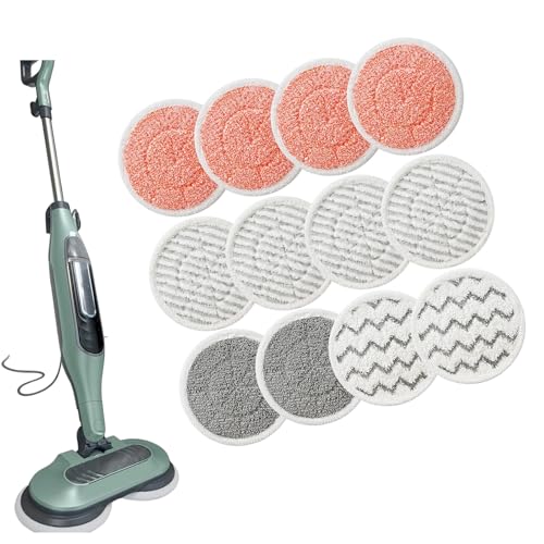 12 piezas de colchones de limpieza reciclables para limpieza con máquina de niebla, compatibles con varias superficies como madera, piedra y PVC para una efectiva eliminación de suciedad y manchas miniatura 6
