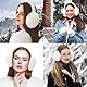 MOAZIFI Ohrenwärmer Damen, Ohrwärmer, Ohrenschützer Damen, Ohrenschützer Winter, Ohrenschützer Für Damen, Ohrenschutz Für Kaltes Wetter, Outdoor-Ohrschützer Herren Unisex Ohrenschützer Faltbare