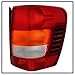 VIPMOTOZ Red & Amber Lens OE-Style Tail Light Lamp Assembly For 1999-2004 Jeep Grand Cherokee, Driver & Passenger Side