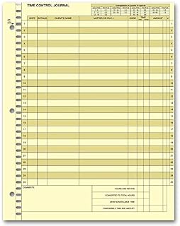 Attorney Time Control Journals