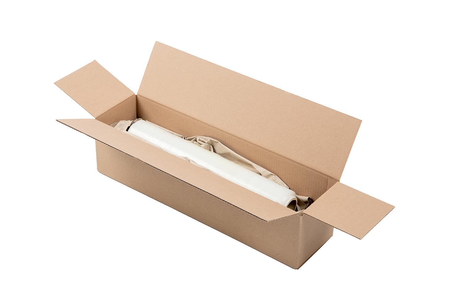Boite en carton format long grande ouv. simple can. 60 x 15 x 15 cm (Lot de 15)