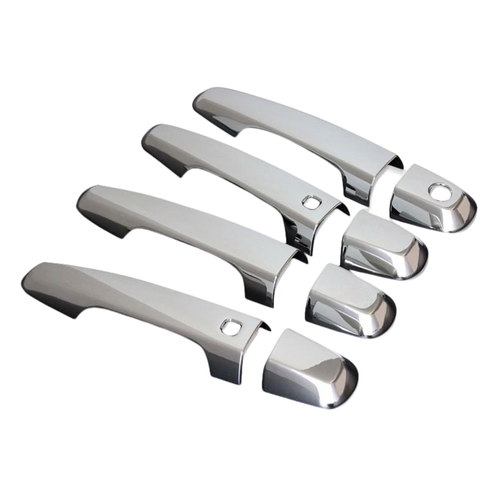 Maniglia esterna per auto Per Mitsubishi L200 per Triton 2015-2020 per Pajero per Sport 2016-2021 ABS Parti esterne Maniglie per porte Coperture Accessori(Chrome smart hole)