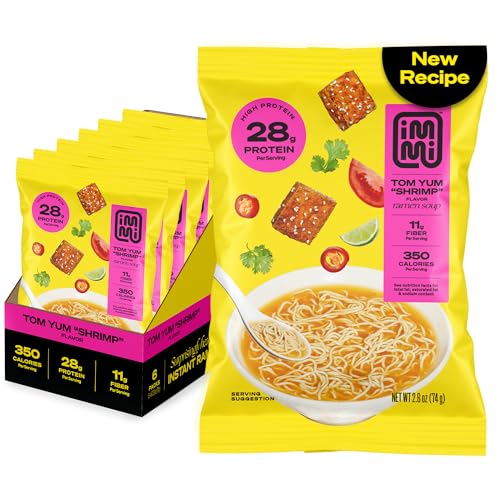 immi Tom Yum “Shrimp” Ramen – Bright, Zesty Flavor with