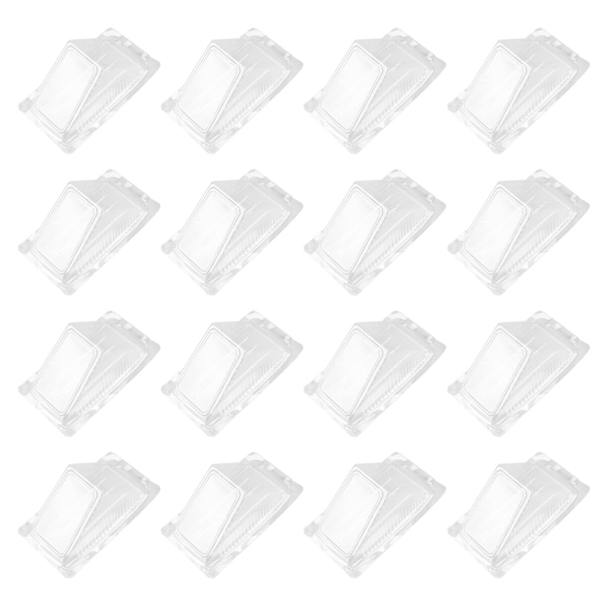 Boîtes à sandwich en plastique triangulaire DOITOOL lot de 100