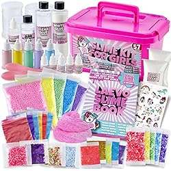 Laevo Unicorn Slime Kit for Girls – DIY Slime Kits – Supplies Makes Butter Slime, Cloud Slime, Clear Slime & More Sets…