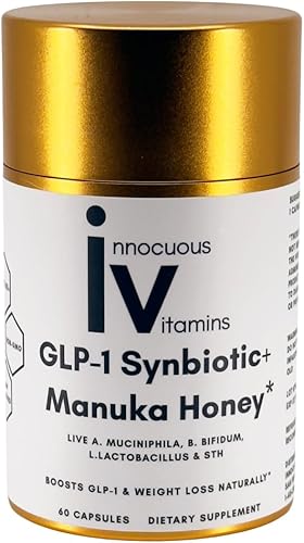 GLP-1 Synbiotic+miel de manuka, formulada por IA, probióticos naturales clínicamente probados para pérdida de peso, reducción de grasa abdominal,