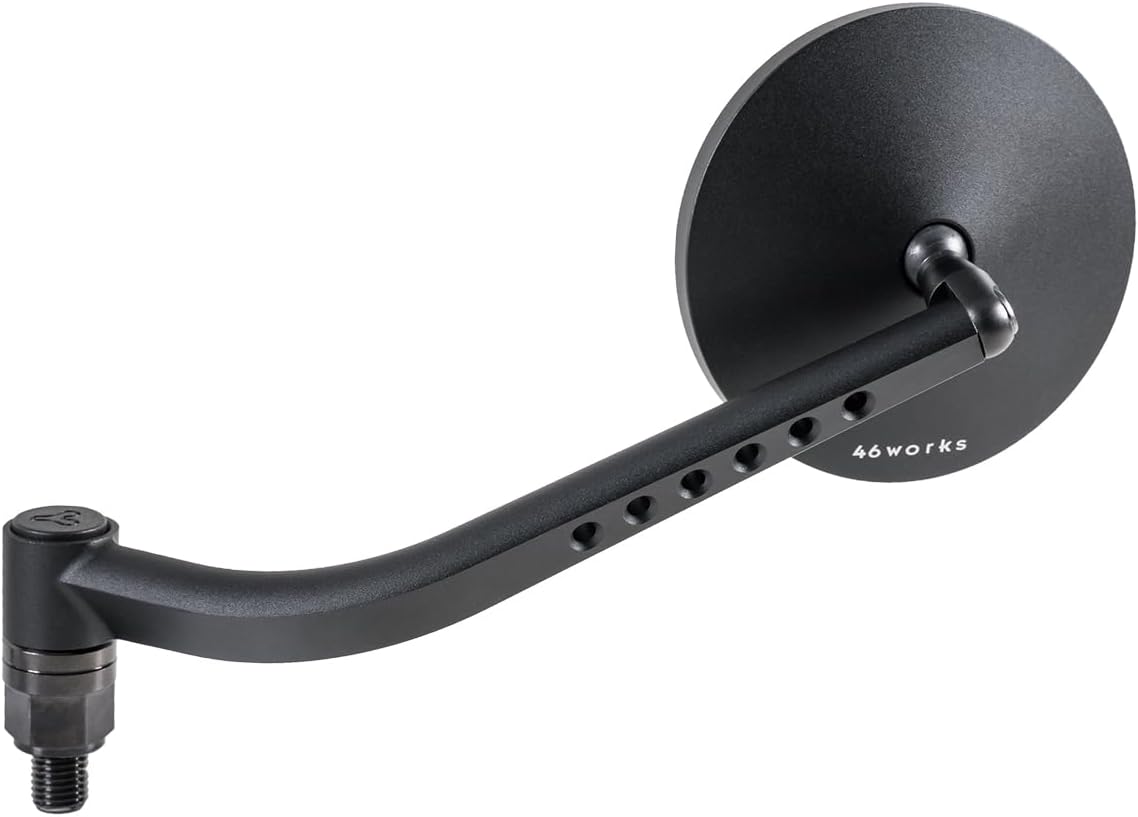 タナックス 46WORKS × NAPOLEON ミラー 46ミリ タナックス(TANAX) ナポレオン(NAPOLEON) NA-018L 46ミラー ブラック