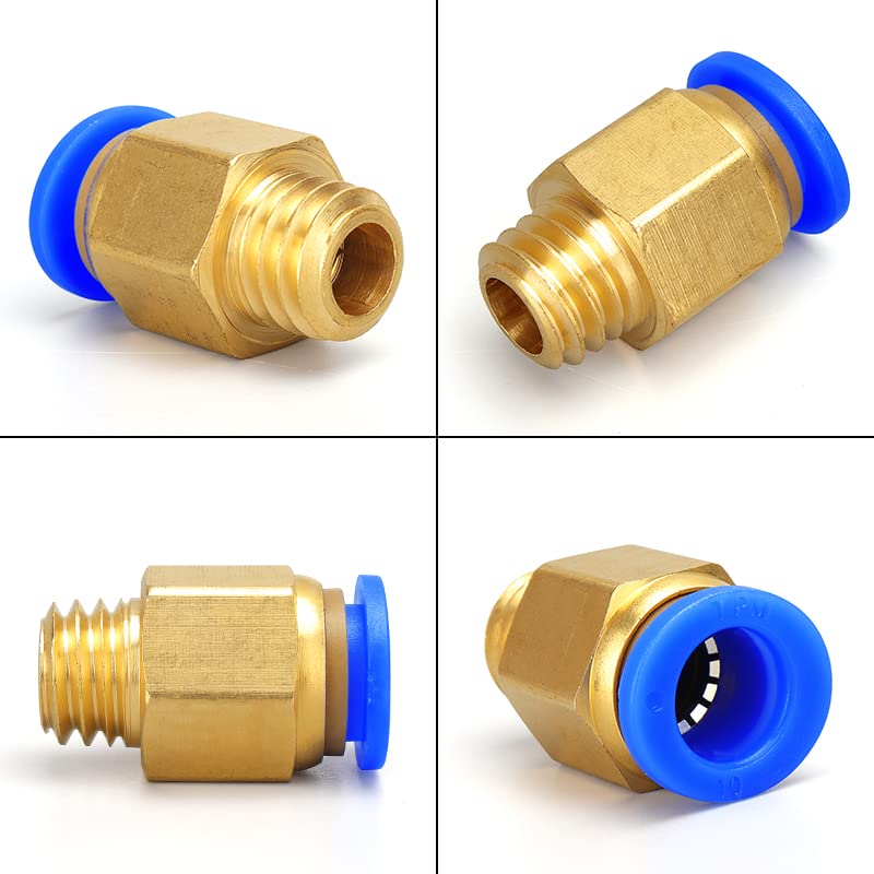 HUAZIZ 12 Meter PolyuréthaneTuyau Bleu Pneumatique, PU Tuyau Air, 8mm OD x 5mm ID Sans Raccords