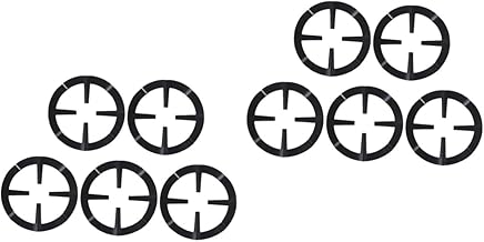 Luxshiny 10 Peças Suportes De Gás Para Prateleiras Suporte De Prateleira Suportes De Prateleira Anel De Fogão A Gás Anel Wok Anel Wok Para Fogão Elétrico Queimador Grelha Fogão A Gás