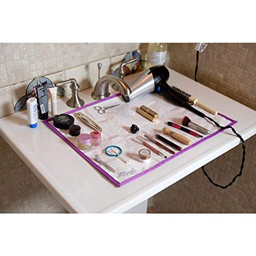 Image of Sink Angel Kitchen Sink Adhesive Waterproof Mat Roll Bathroom Washbasin Mat, 20 inch x 15.75 inch,1pc