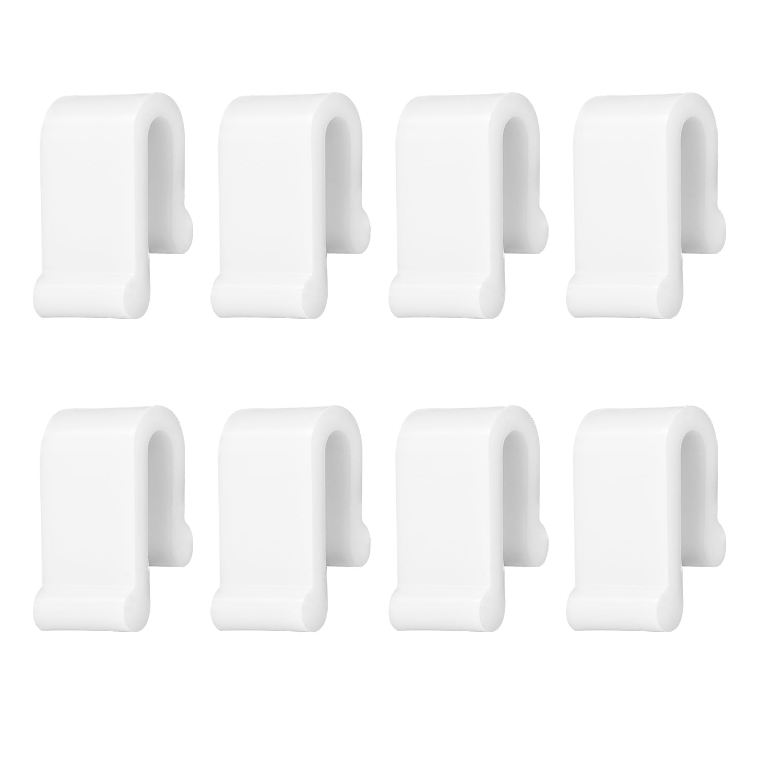 12 Stuks Dutch Oven Deksel Beschermclips, Siliconen Kookgerei Beschermclips Pot Bumpers Lifter Accessoires voor Stapelen Opslag en Display van Dutch Oven Potten (Wit
