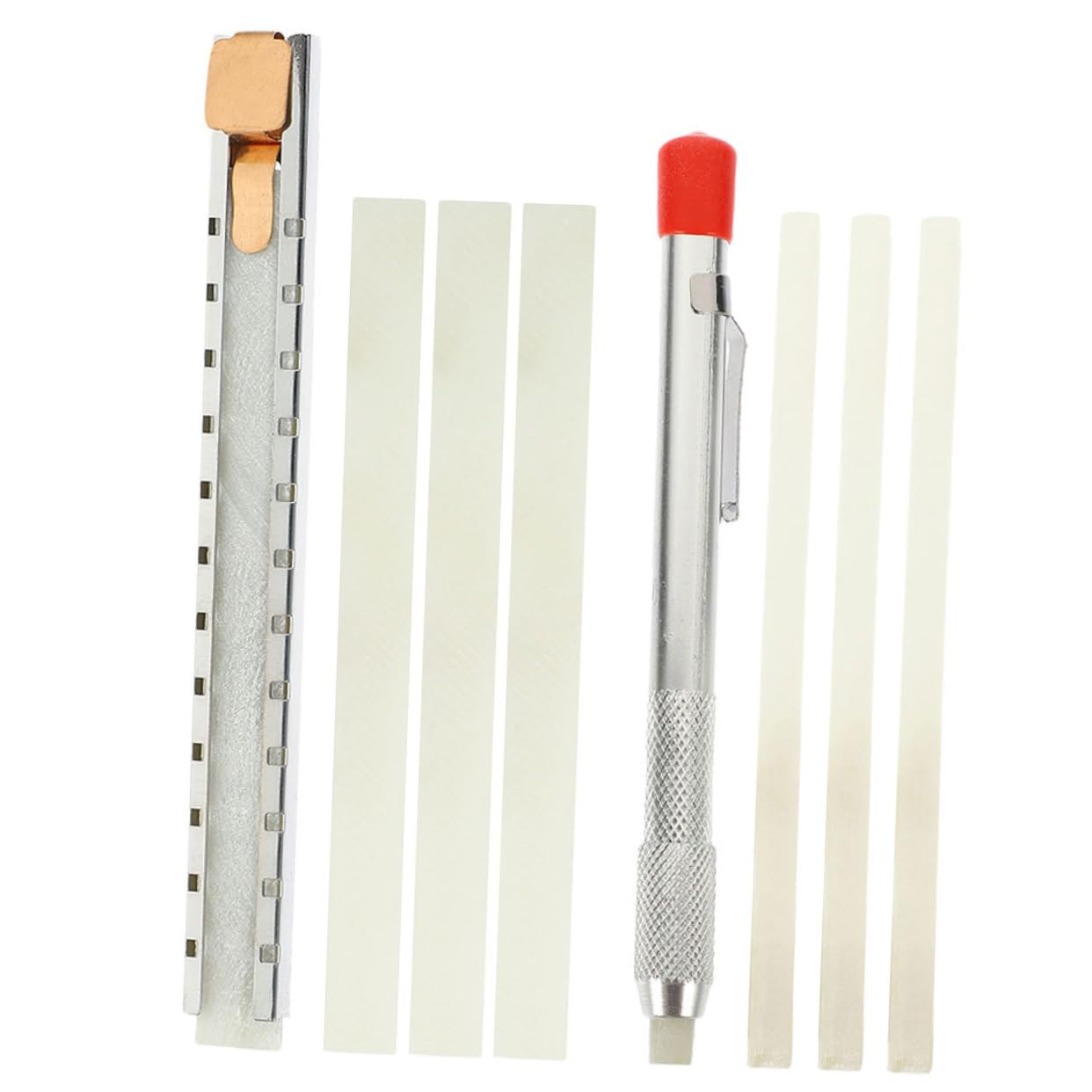 DOITOOL Soapstone Tools Kit Soapstone Pencil Holder Welding Chalk Markers Pencils