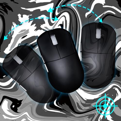 HAPPOW Großer Mauspad für Schreibtisch, Mousepad XXL Gaming, 700 x 300 mm Fluid Art Mauspad rutschfest Genähte Kanten, Präzise Steuerung, Waschbares Mausunterlage, Für PC Laptop Office