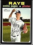 2020 HERITAGE #43 EMILIO PAGAN RAYS BASEBALL