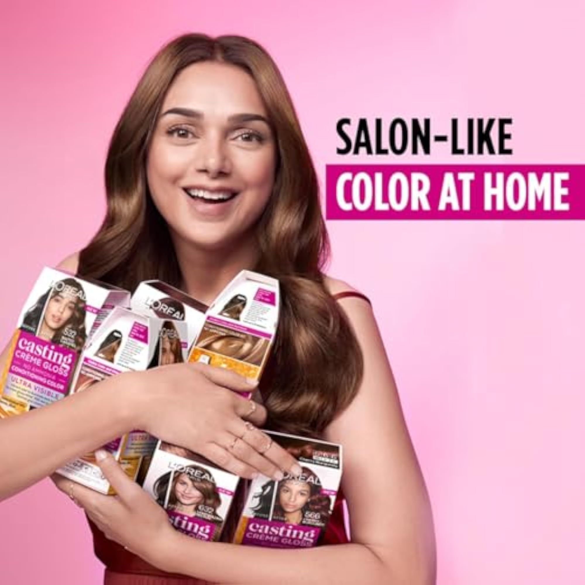 L'ORÉAL Casting Creme Gloss Hair Color, 535 Chocolate
