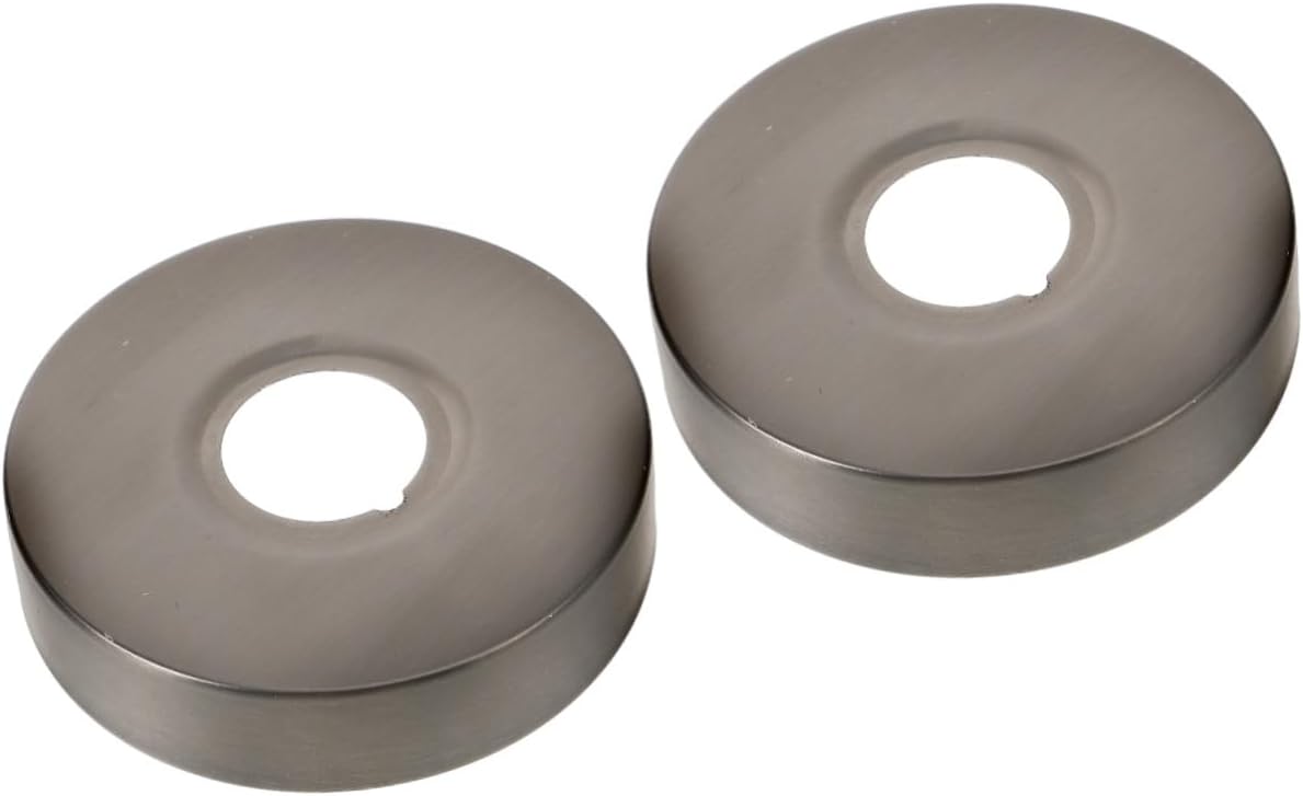 2pcs Shower Faucet Matte Valve Plumbing Flange Easy Install Professional Craftsmanship