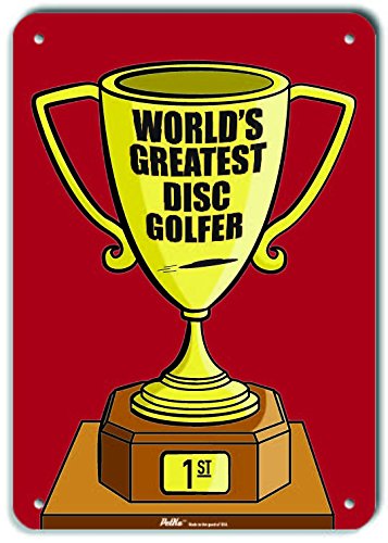Plaque aluminium disc golfeur de qualité supérieure, finition trophée