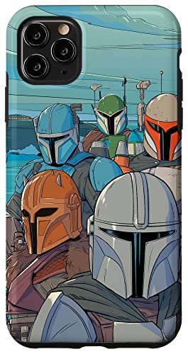 Coque Star Wars iPhone 11 Pro Max motif chasseur de primes pour passionnés de SF