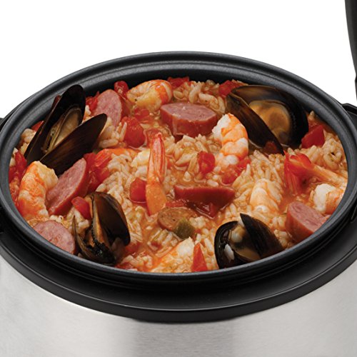 Aroma Housewares 20-Cup (Cooked) (10-Cup UNCOOKED) Cool Touch Rice Cooker and Food Steamer, Stainless Steel Exterior (ARC-900SB) - Thumbnail 6