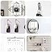 Hommie 50pcs Assorted One Step Hangers Iron Alloy Nail Hooks 20lbs Photo Picture Frame Hangers Professional Plaster Picture Hanging Kit on Wooden/Drywall Hanging Hardware for Clock,Mirror,Jewelry