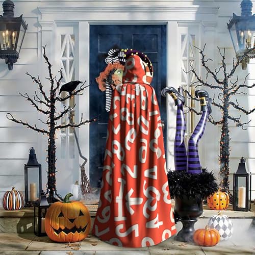 Disfraz de Halloween sin cremallera tipo capa con capucha para evitar tirones 6