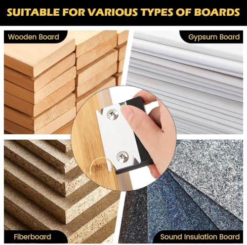 Image of Wood Edge Banding Trimmer, Corner Planer Tool, Stainless Steel Blade Veneer Cutter, Carpenter Tools Hand Chamfer Trimmer