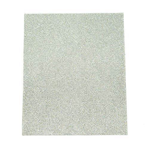 Floratekラインストーン シール シート 24cm×40cm ラインダイアモンドのデコレーションステッカー 輝き 人工ダイヤモンド クリスタルキラキラステッカー (白)