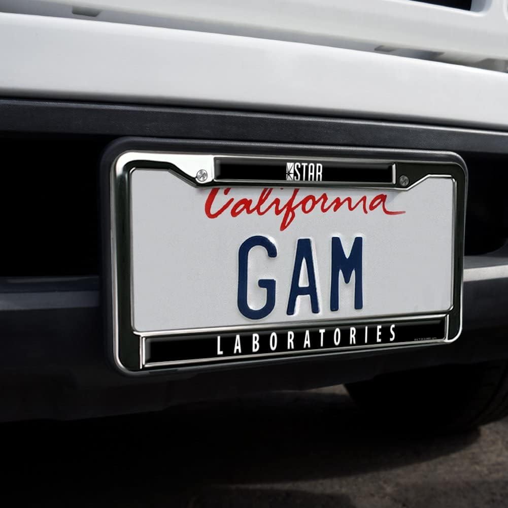GRAPHICS & MORE Flash Star Labs Full Size Standard License Plate Metal Frame