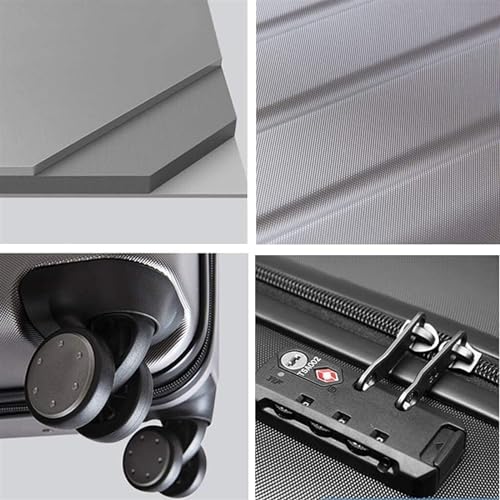 Luggage Travel Gear 20 Inch Cabin Luggage Universal Silent Wheel Portable Hardside Luggage Scratch Proof(A)3