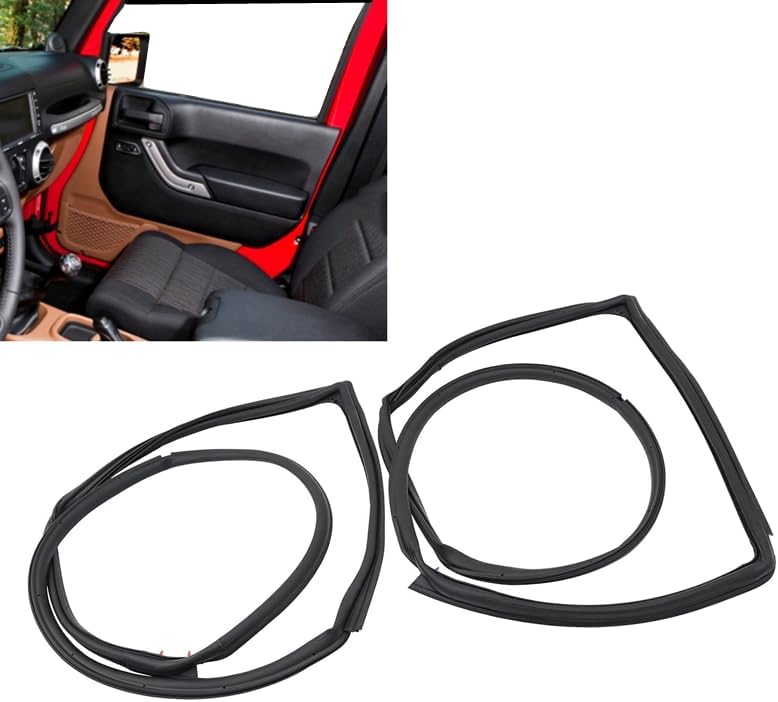 HPSN 2 PCS Front Full Door Seal Gasket Weather Stripping Trim