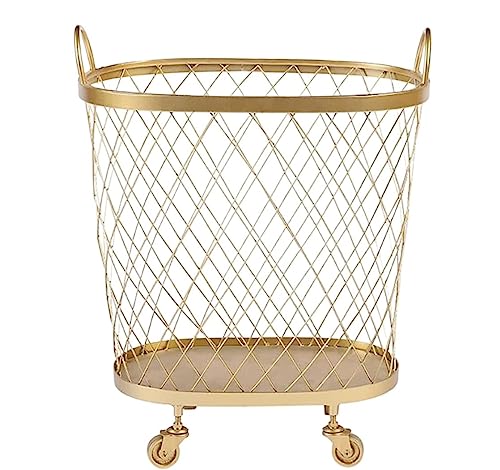 Panier à linge pour vêtements sales en métal fini le linge lourd à porter