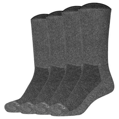 Camano Unisex Crew Online Diabetic Socks 4p, Anthracite, 43 EU