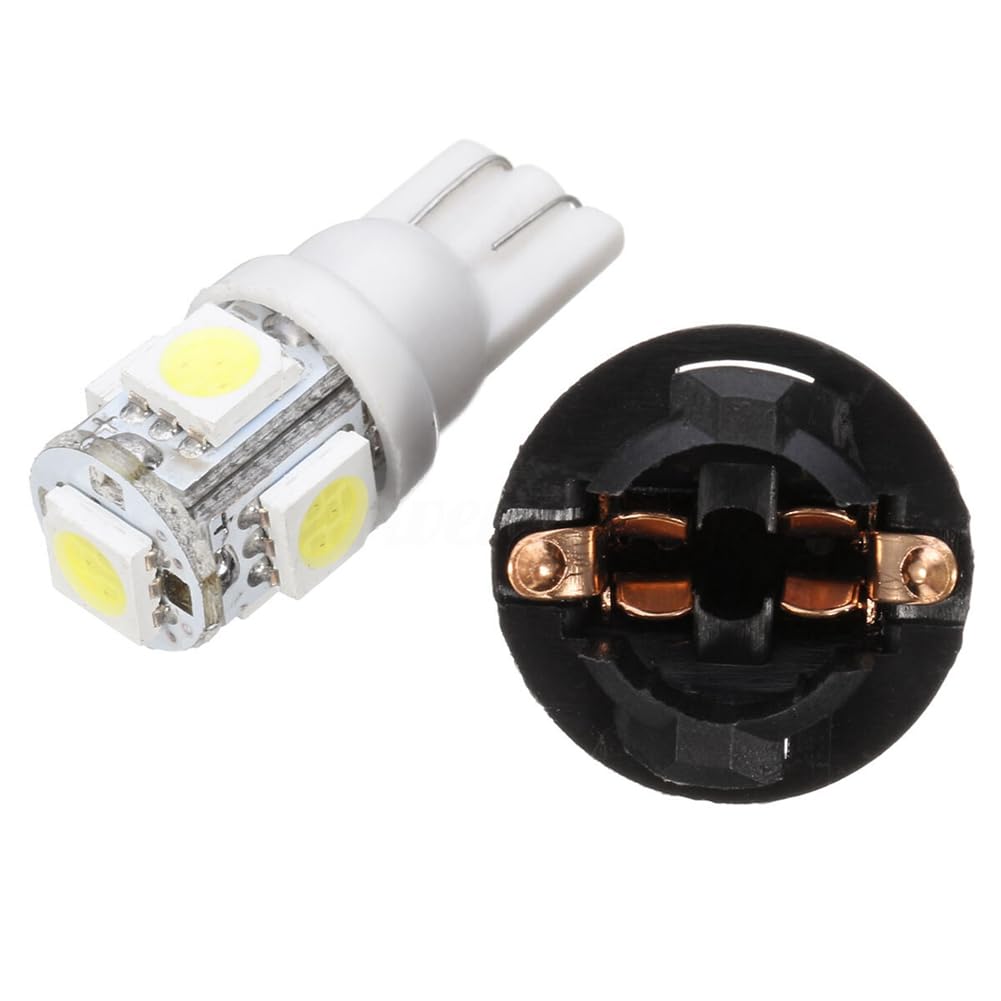 10x white T10 194 LED Bulbs for Instrument Panel Gauge 10x white T10 194 LED Bulbs for Instrument Panel Gauge