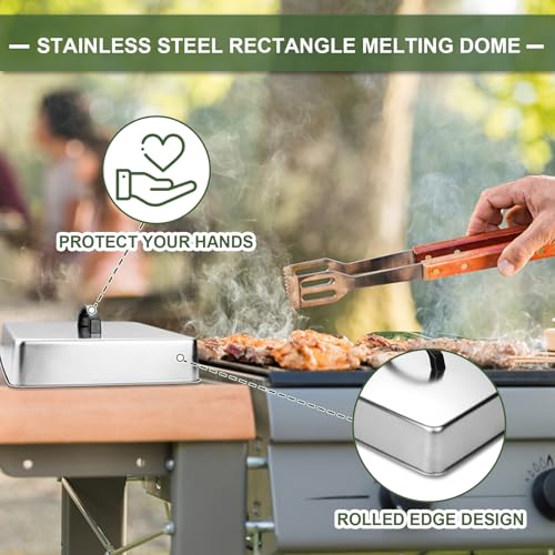 2pcs-Rectangular-Basting-Cover-Stainless-Steel-Cheese-Melting-Dome-Steaming-Cover-Lid-Commercial-Grade-Heavy-Duty-Griddle-Grill-Accessories-for-Flat-Top-Grill-Cooking